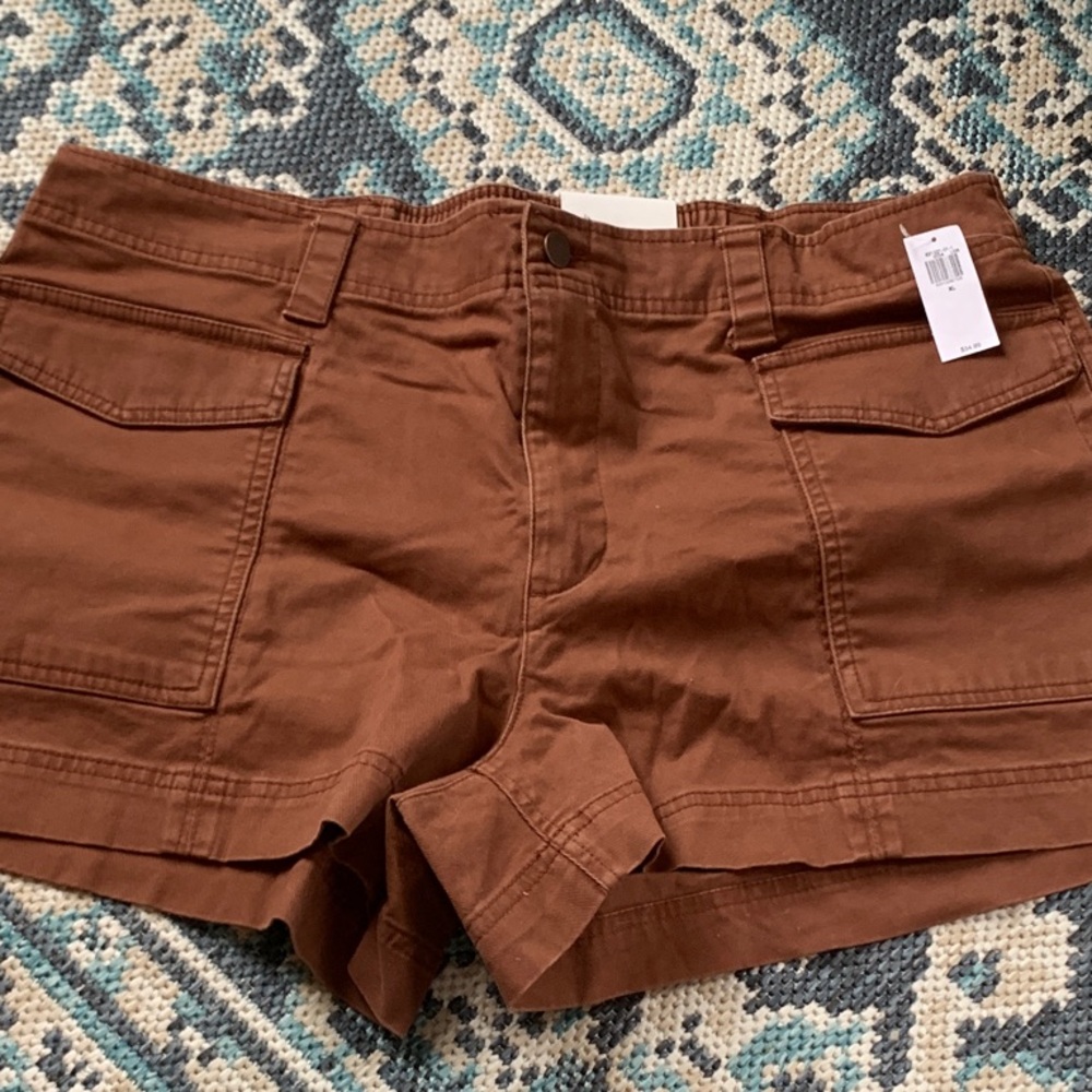 Old Navy Rust Brown Cargo Shorts